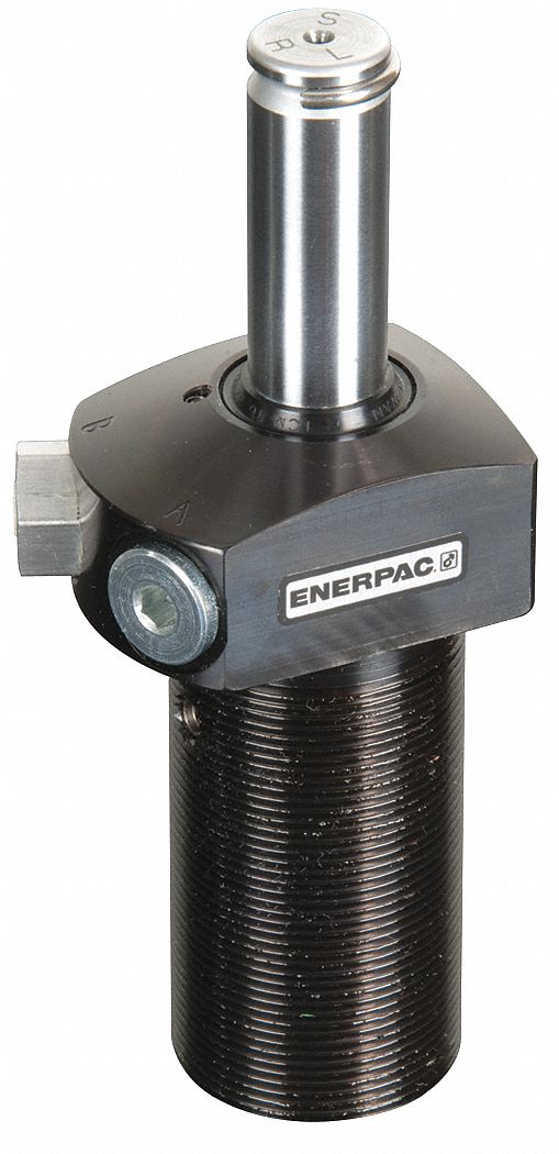 ENERPAC, 1,100 lb Clamping Force, Single Acting, Swing Clamp Hydraulic Cylinder 26VZ46STRS51