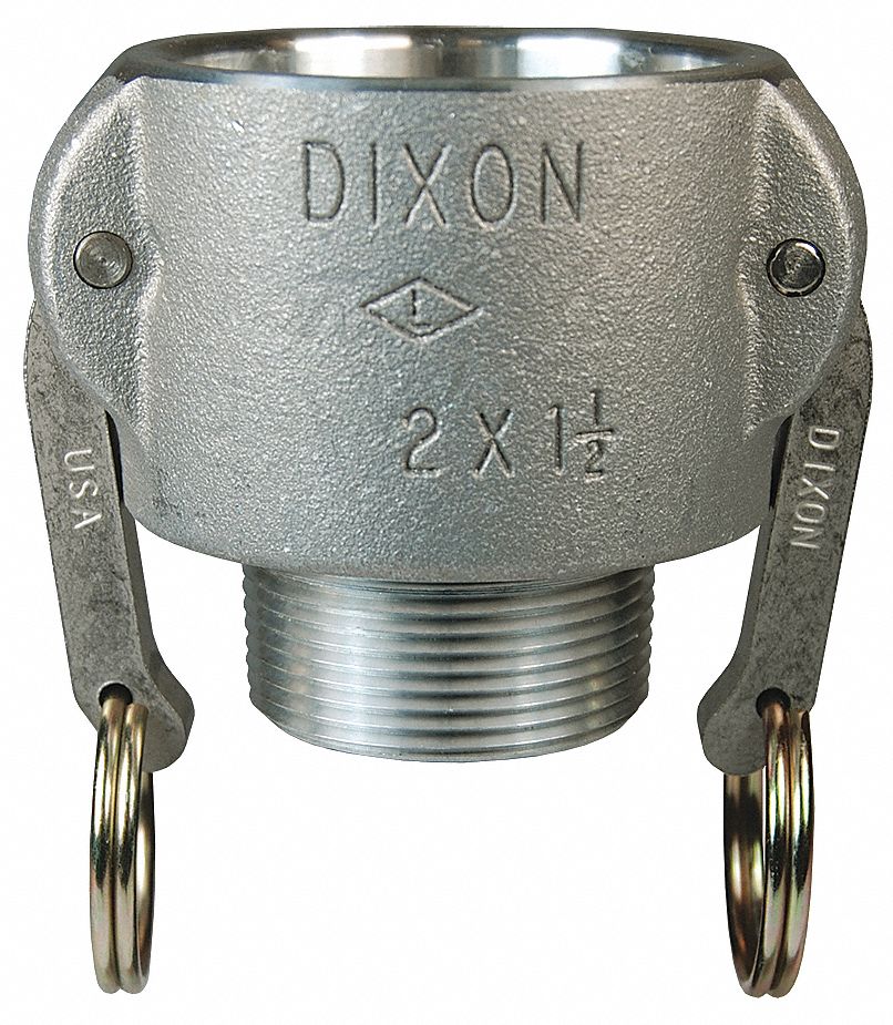 DIXON Cam And Groove Coupling, Body Material Aluminum, Type B, Coupling ...