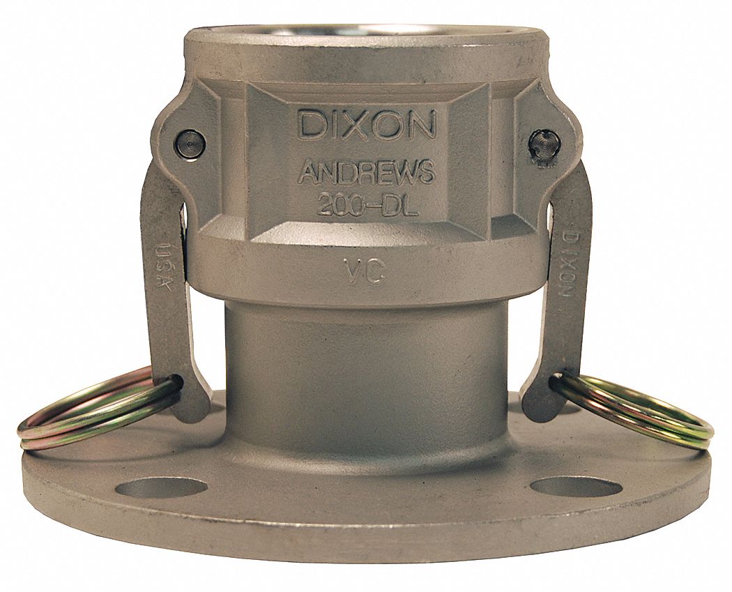 Stainless Steel Flange Coupler, Coupling Type DL, Female Coupler x 150 lb. Flange Connection Type