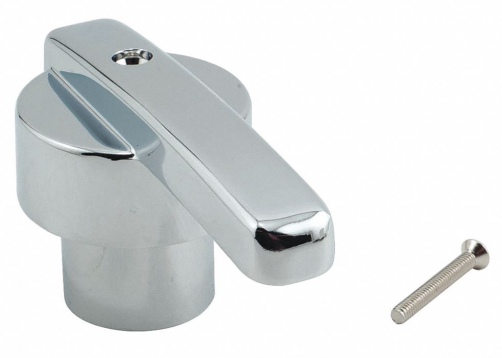 Handle: Powers, For HydroGuard e420 Series, Lever Handle, Use with Hot/Cold Water Temp, Brass