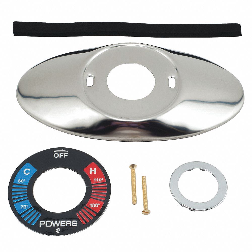 DIAL ASSEMBLY KIT: POWERS, FOR USE WITH E420 MODELS 8-9 BATHTUB & SHOWER VALVES, 0 HANDLES