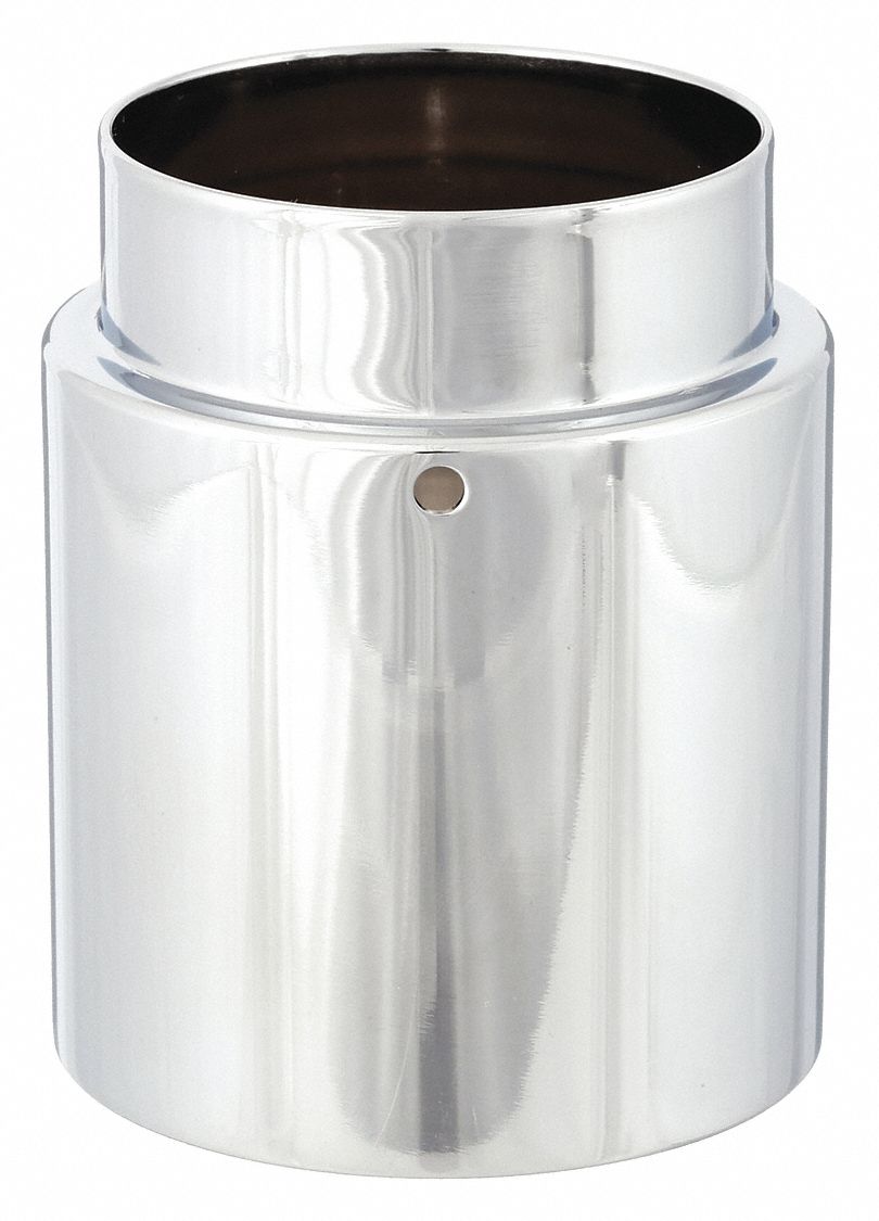 Sleeve: Powers, e700, Brass, Chrome, Faucet, 2 7/16 in Overall Lg, O-Ring