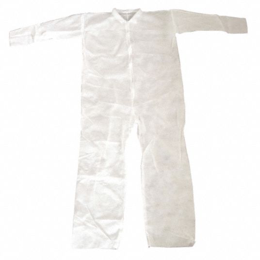 CONDOR, L, Polypropylene, Coveralls - 26W752|26W752 - Grainger