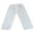 DISPOSABLE PANTS, 47 G/SQ MWT, L/XL, ELASTIC CUFFS, WHITE, SERGED SEAM, L/XL, 25 PK