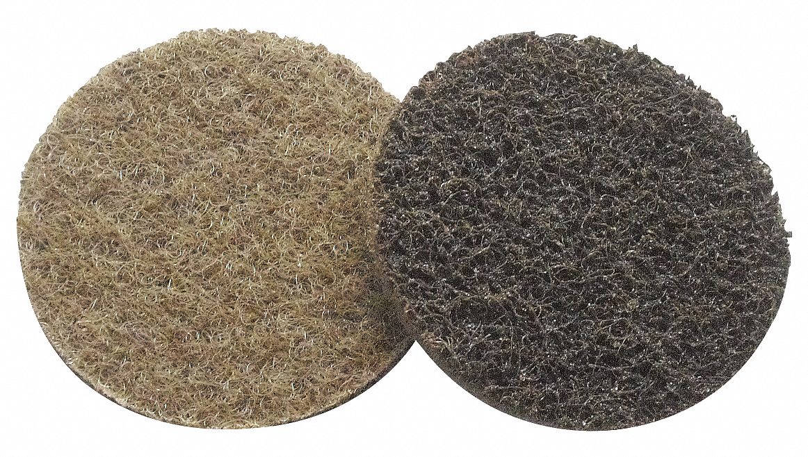 WESTWARD HookandLoop Sanding Disc, NonWoven, NonVacuum, 8 in Disc