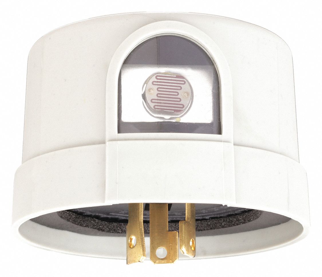 Photocontrol: Turn-Locking Photocell Mounting, SPST, 120V AC, 120V AC