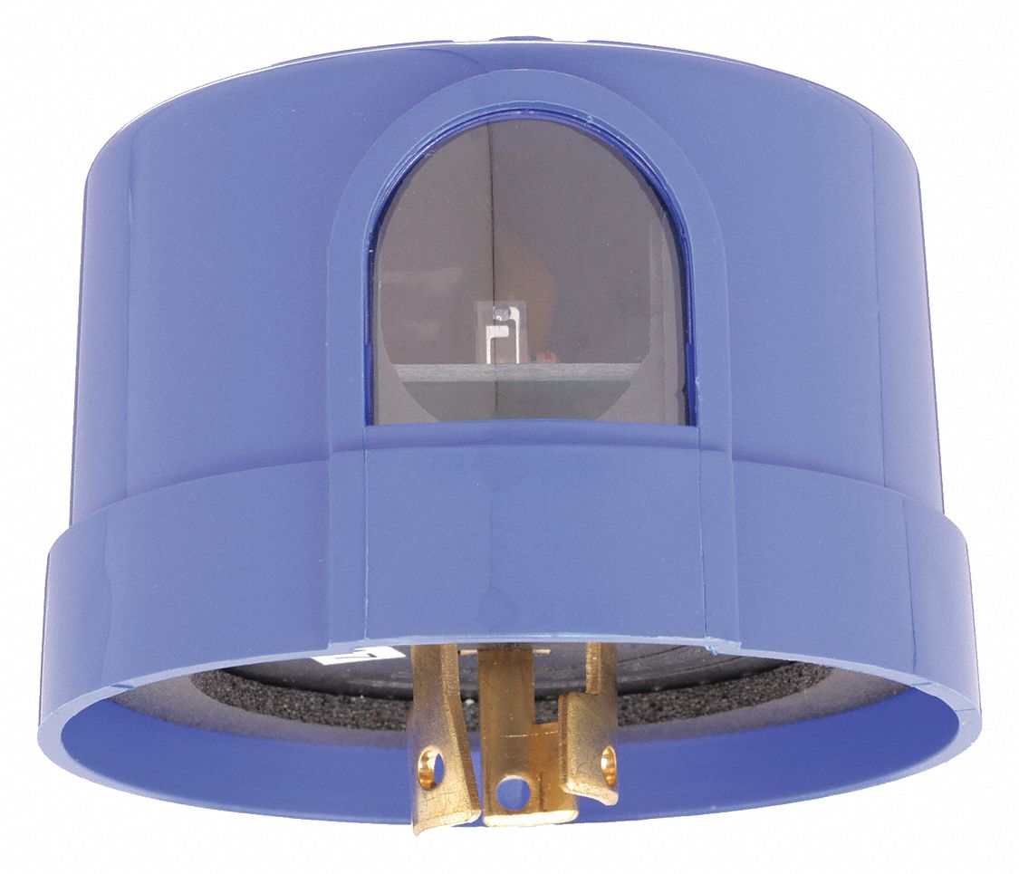 Photocontrol: Turn-Locking Photocell Mounting, SPST, 120-277V AC, 320 J