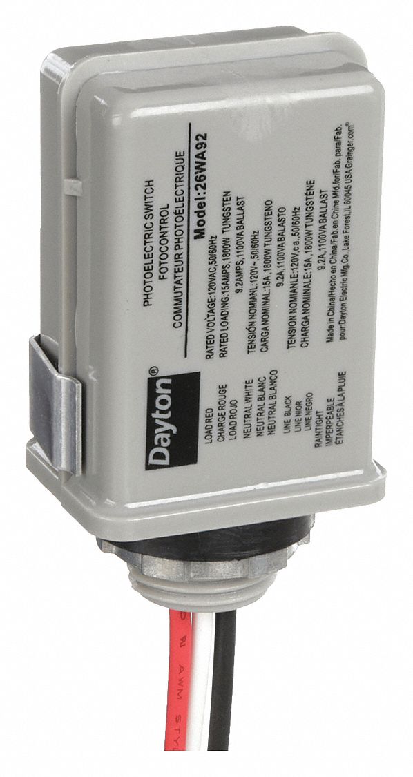 Photocontrol, Conduit, Gray