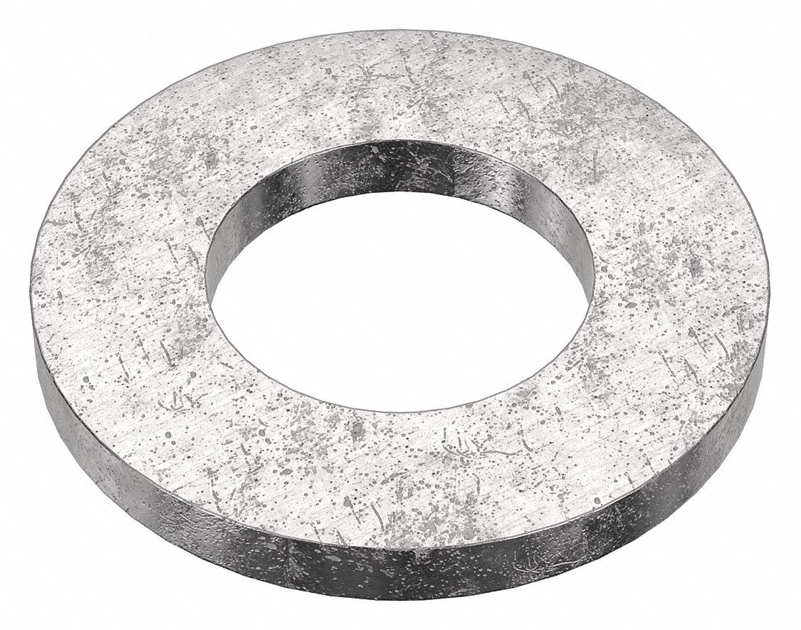 Flat Washer: 18-8, Stainless Steel, M8 Screw Sz, 8.62 mm In Dia, 16 mm Out Dia, 18-8, 50 PK