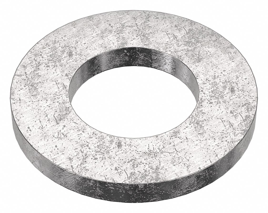 Flat Washer: 18-8, Stainless Steel, M10 Screw Sz, 10.77 mm In Dia, 20 mm Out Dia, 18-8, 50 PK