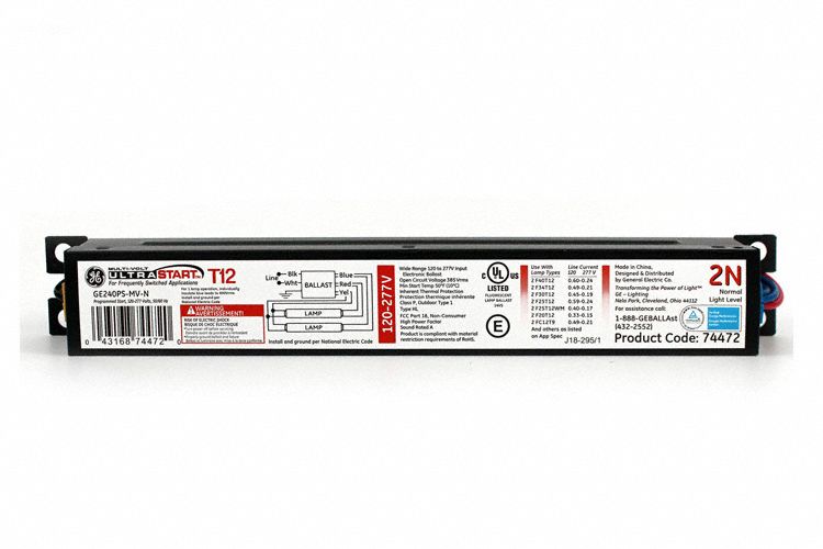 BALLAST FLUORESCENT,120-277 VCA,222 W