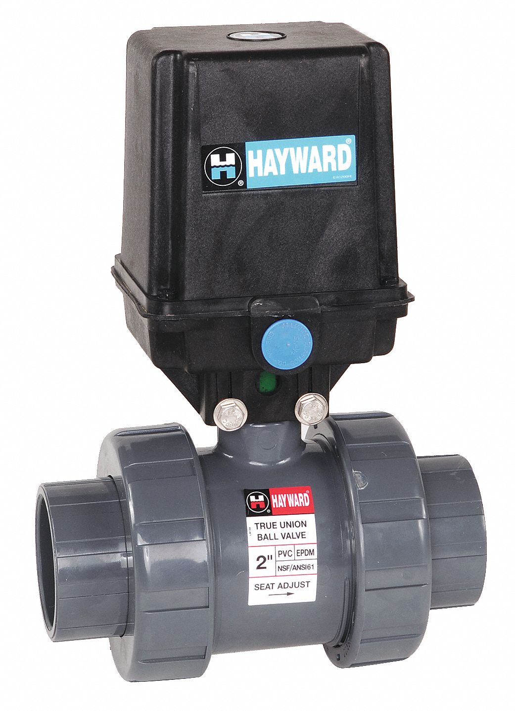 Hayward EATB1200STE PVC Electronic Actuated Ball Valve 2" 120vac for sale online 