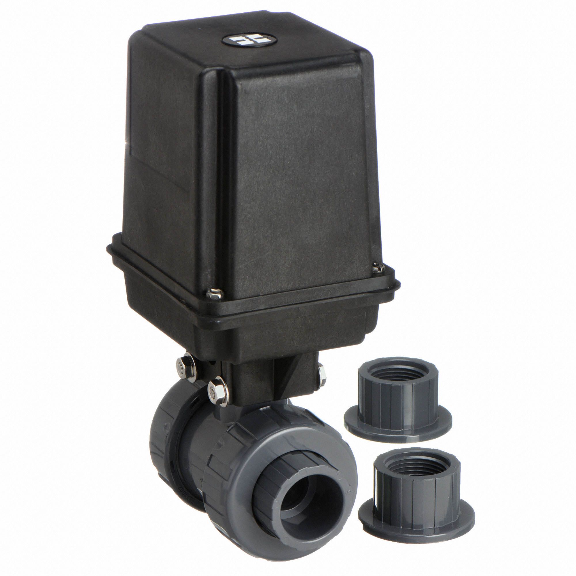 HAYWARD PVC Electronic Actuated Ball Valve, 3/4 in Pipe Size, 120V AC