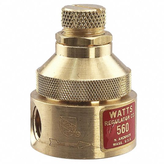 WATTS, 560, Lead Free Brass, Pressure Regulator 26X1451/8 LF560 060