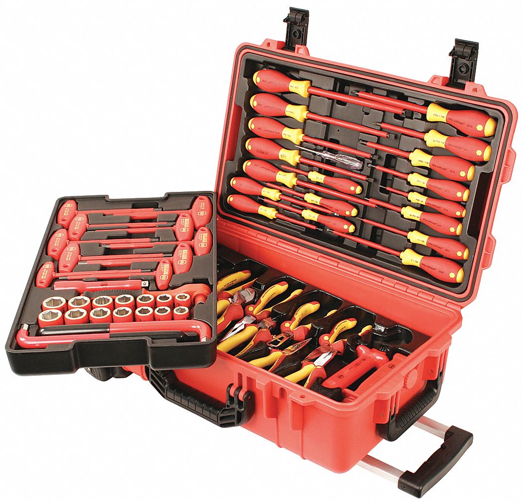 Wiha 32800 Insulated 80 Piece Set In Rolling Tool Case