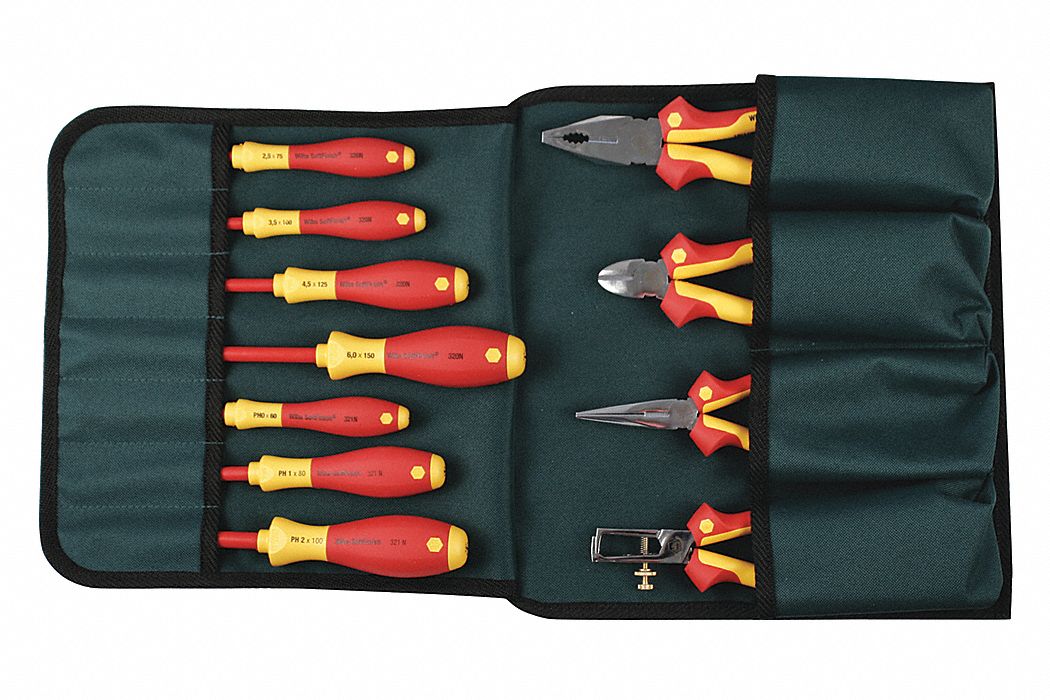 INSULATED PLIER/SCREWDRIVER SET,11