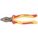 LINEMANS PLIER, INSULATED, FLAT, 8 IN OVERALL L, 1⅞ IN JAW L, 1⅛ IN JAW W, ⅝ IN JAW THICK