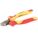 DIAGONAL CUTTING PLIER, FLUSH, STRAIGHT, 3/4 IN JAW L, 1 IN JAW W, 6 3/8 IN OVERALL L