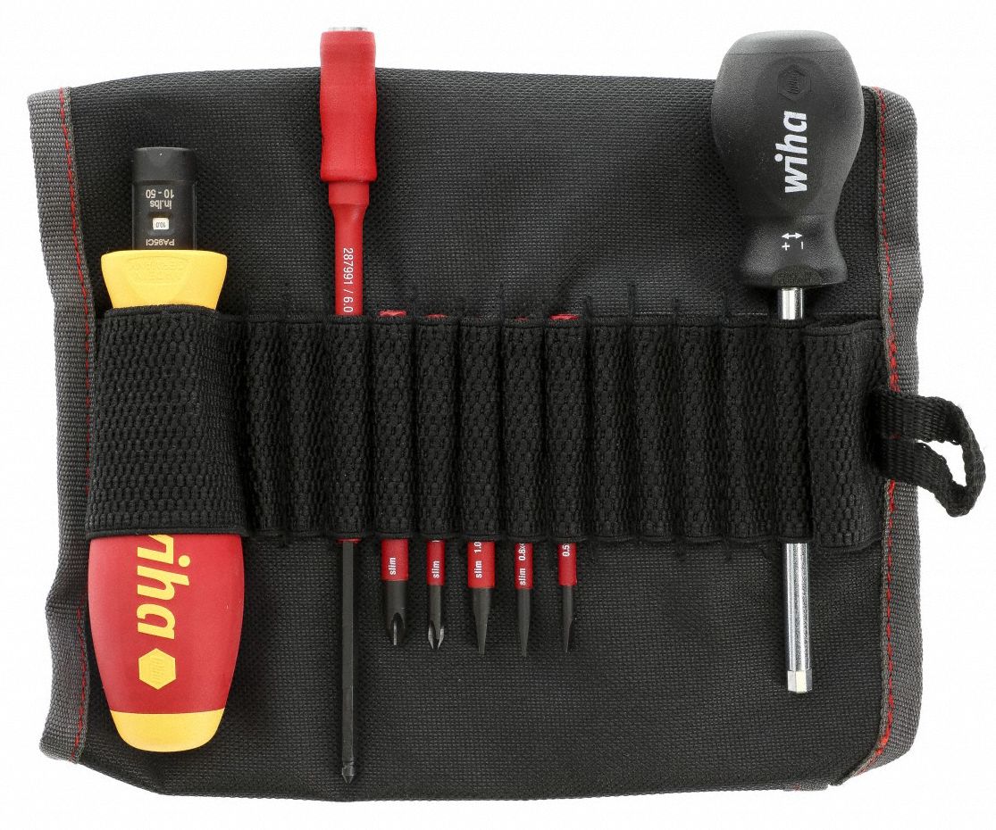 WIHA TOOLS Insulated Torque Screwdriver Set 3 mm/4 mm/5.5 mm Tip Size