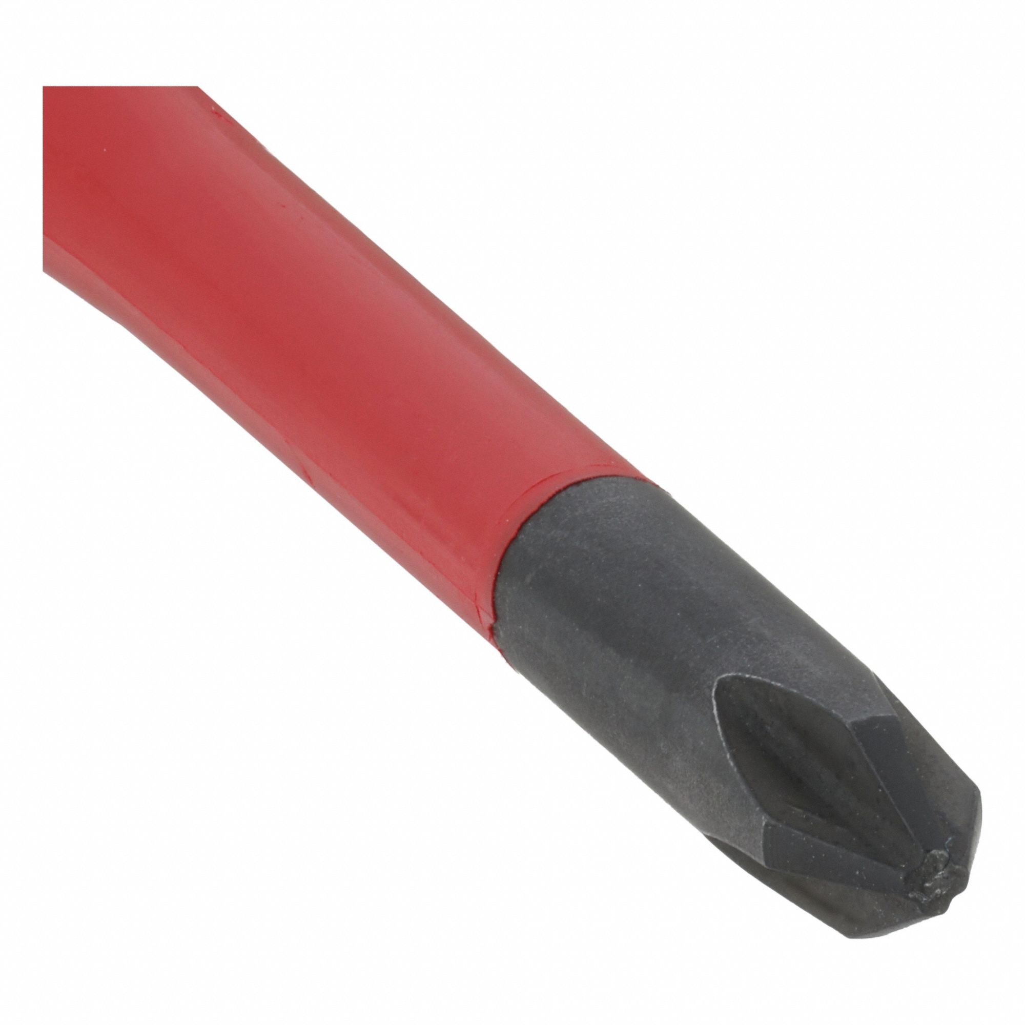 Insulated Phillips Screwdriver: Insulated SoftFinish, Long Lg, Not ESD Safe, Not Tether Capable
