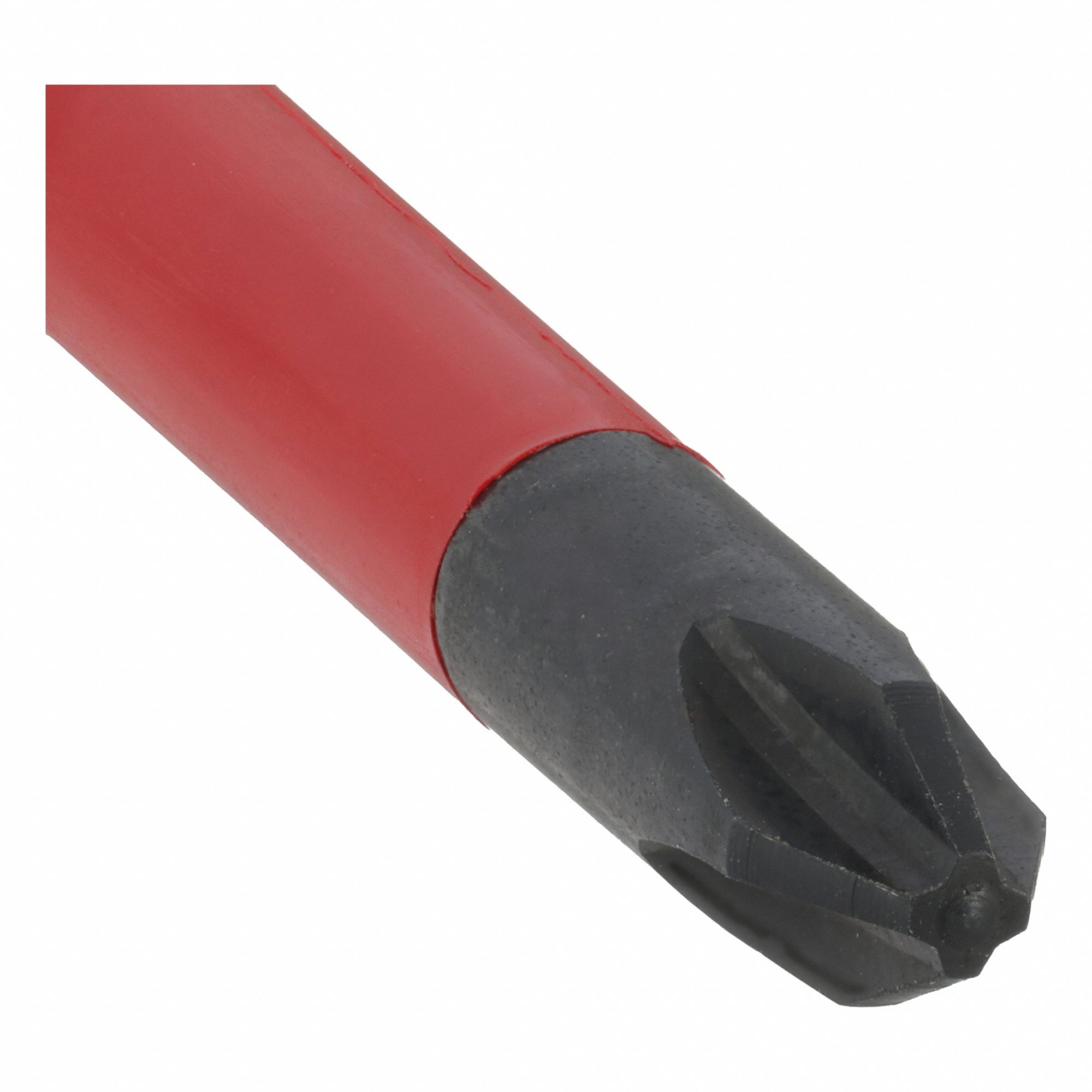 Insulated Phillips Screwdriver: Insulated SoftFinish, Long Lg, Not ESD Safe, Not Tether Capable