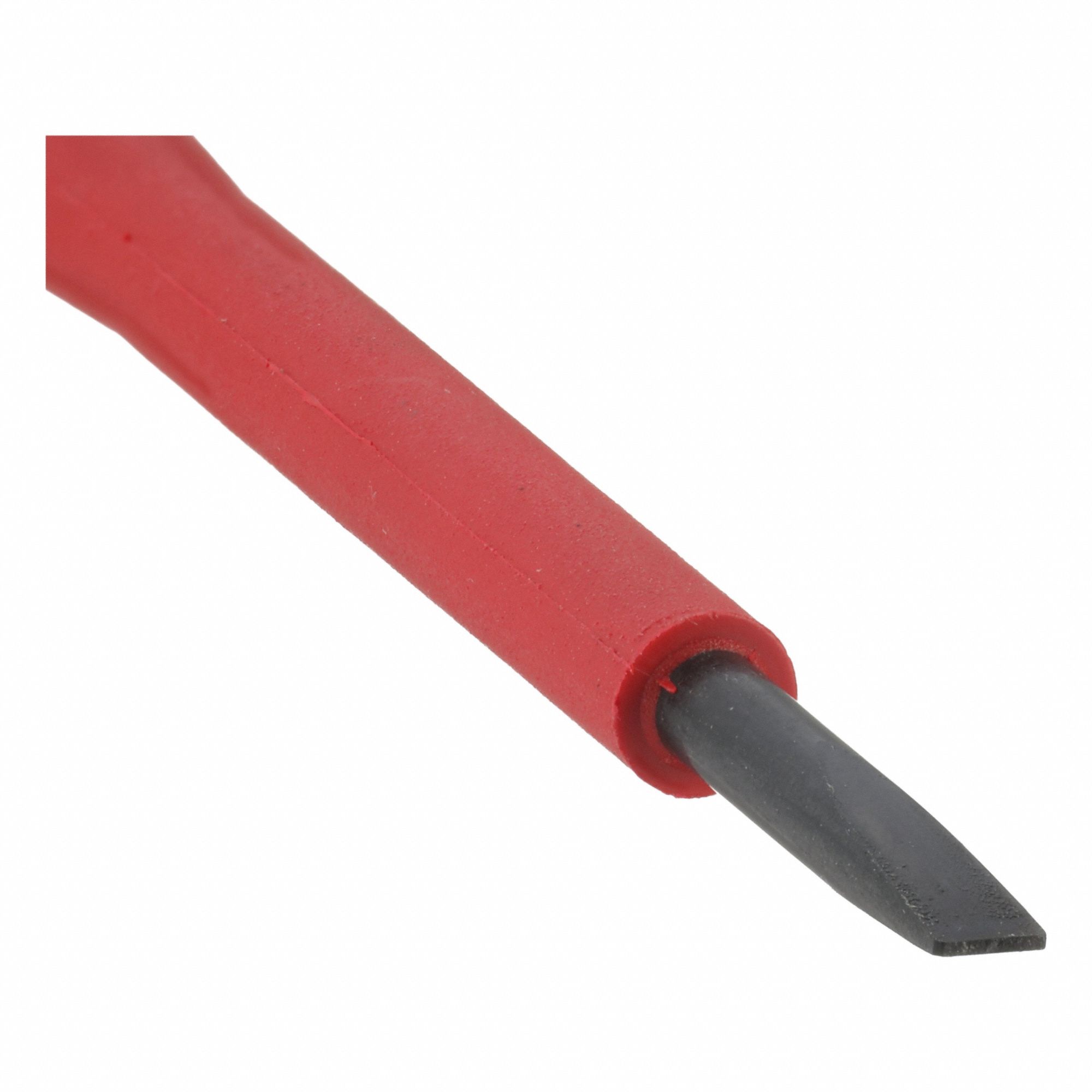 Insulated Slotted Screwdriver: Insulated SoftFinish, 2.5 mm Tip Size, Std Lg, 7 in Overall Lg
