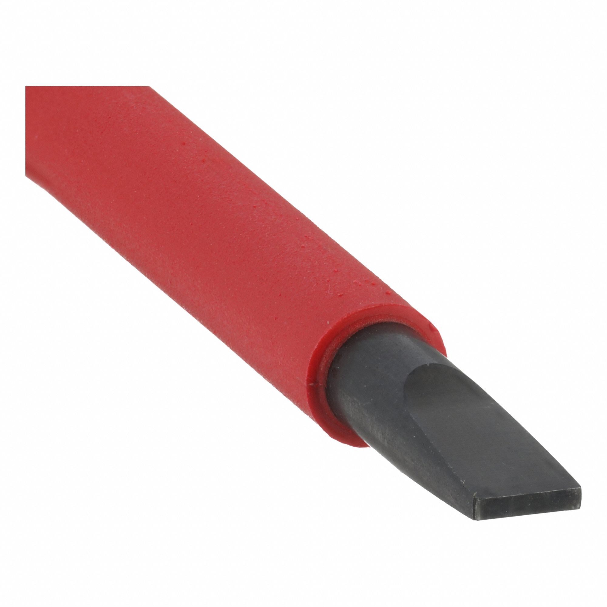 Insulated Slotted Screwdriver: Insulated SoftFinish, 4.5 mm Tip Size, Long Lg, Cushion Grip