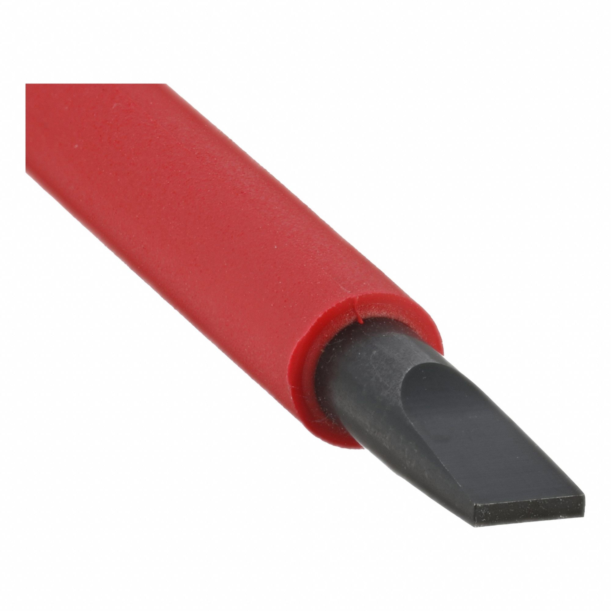 Insulated Slotted Screwdriver: Insulated SoftFinish, 4.5 mm Tip Size, Long Lg, Cushion Grip