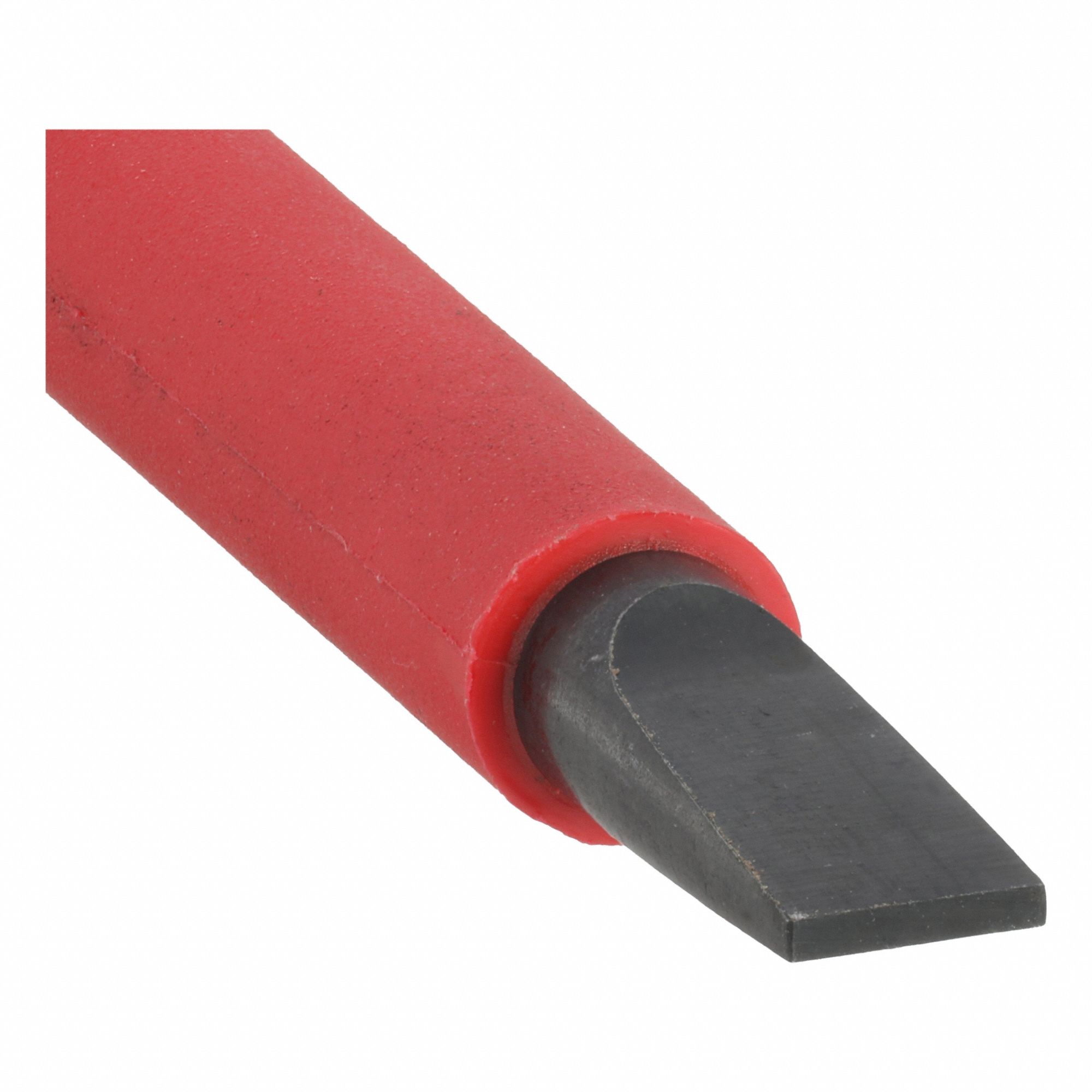 Insulated Slotted Screwdriver: Insulated SoftFinish, 5.5 mm Tip Size, Long Lg, 7 in Shank Lg