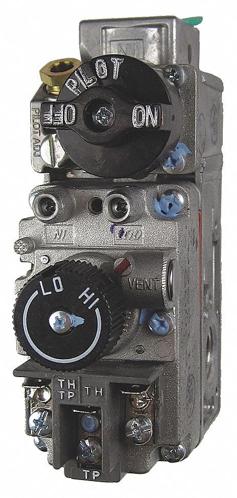GAS VALVE, STANDING PILOT, SINGLE STAGE, 70,000 BTUH, FAST OPENING, 750MV, ⅜ IN FEMALE NPT