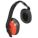 EARMUFFS, MULTI-POSITION, RIGID, RED/BLK, PVC/POLYOXYMETHYLENE, 21DB, DIELECTRIC