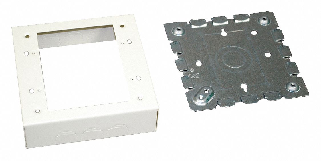 WIREMOLD, 500/700, Steel, Two Gang Box Fitting 26X773V57472 Grainger