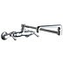 Double-Joint-Spout Dual-Lever-Handle Two-Hole Widespread Wall-Mount Kitchen Sink Faucets