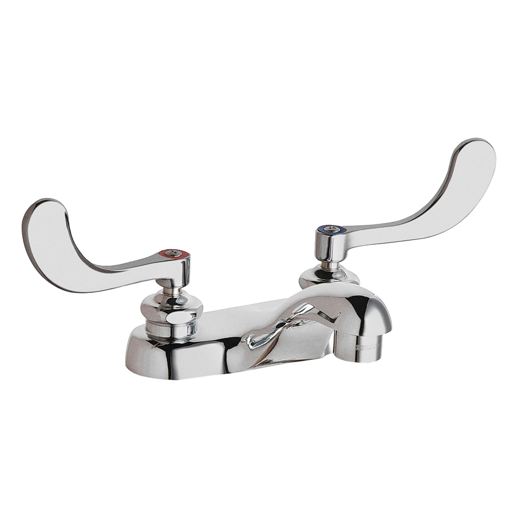 Low Arc Bathroom Faucet: 802, Cast Brass, Polished Chrome Finish, 2.2 gpm Flow Rate