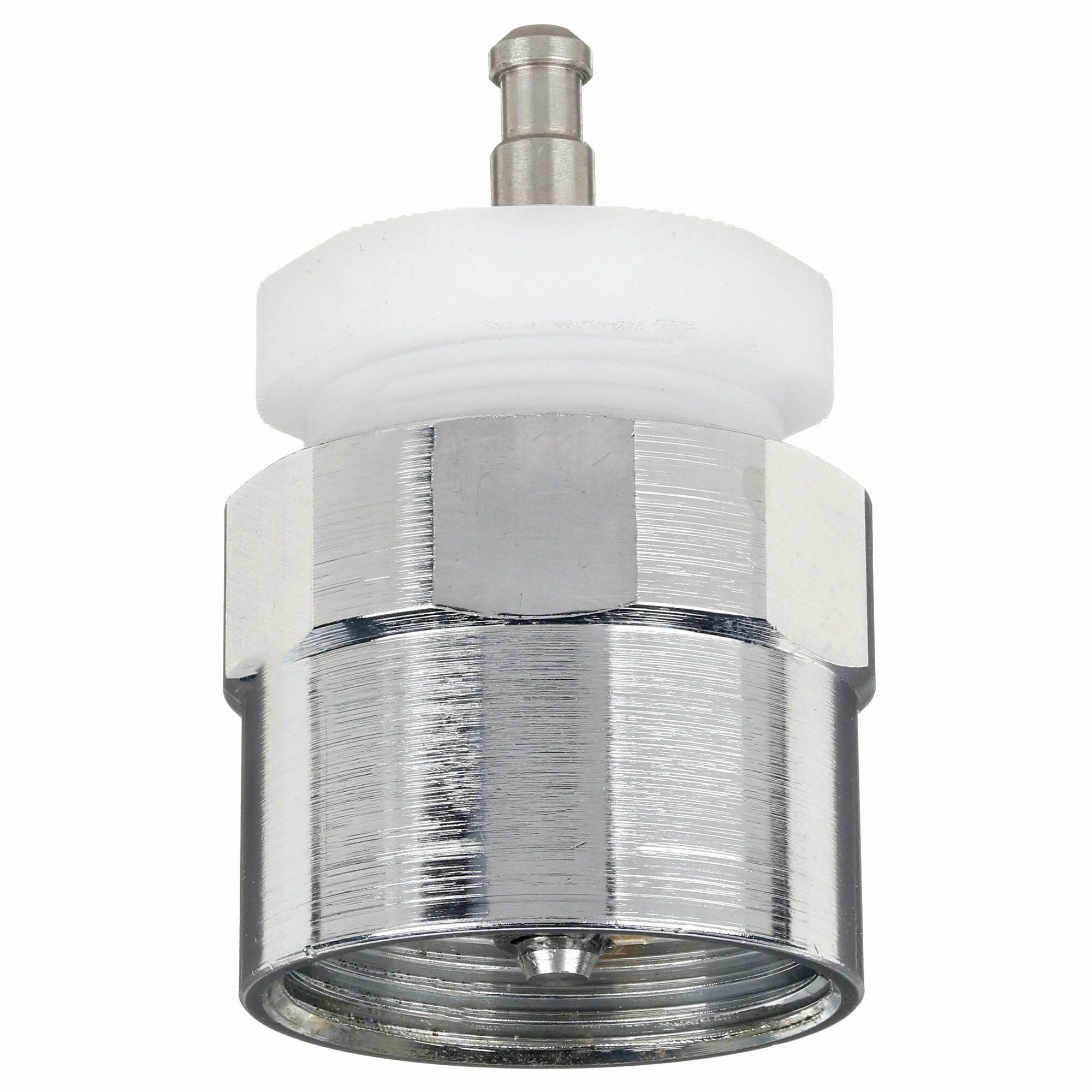 CHICAGO FAUCETS Metering Cartridge, Fits Brand Chicago Faucets, Brass, Nickel Plated Finish