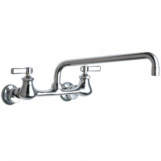 CHICAGO FAUCETS Straight Kitchen Faucet Chicago Faucets, 540, Chrome