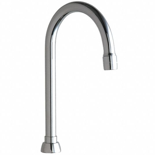 CHICAGO FAUCETS Spout: Gooseneck Faucet Spout, Fits Chicago Faucets ...