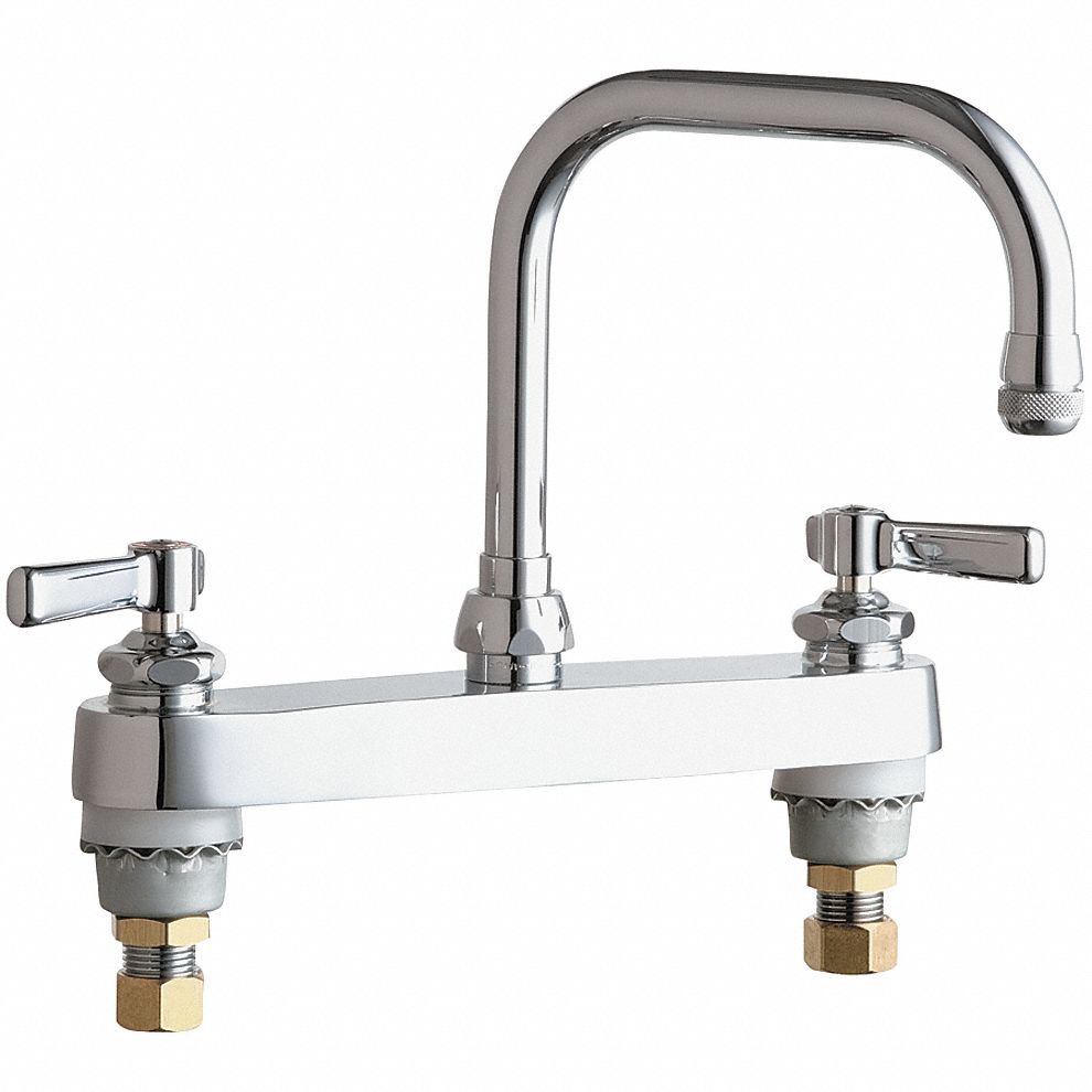 Chicago Faucets 527 Low Arc Kitchen Faucet 26Y235 527 ABCP Grainger   26Y235 AS01