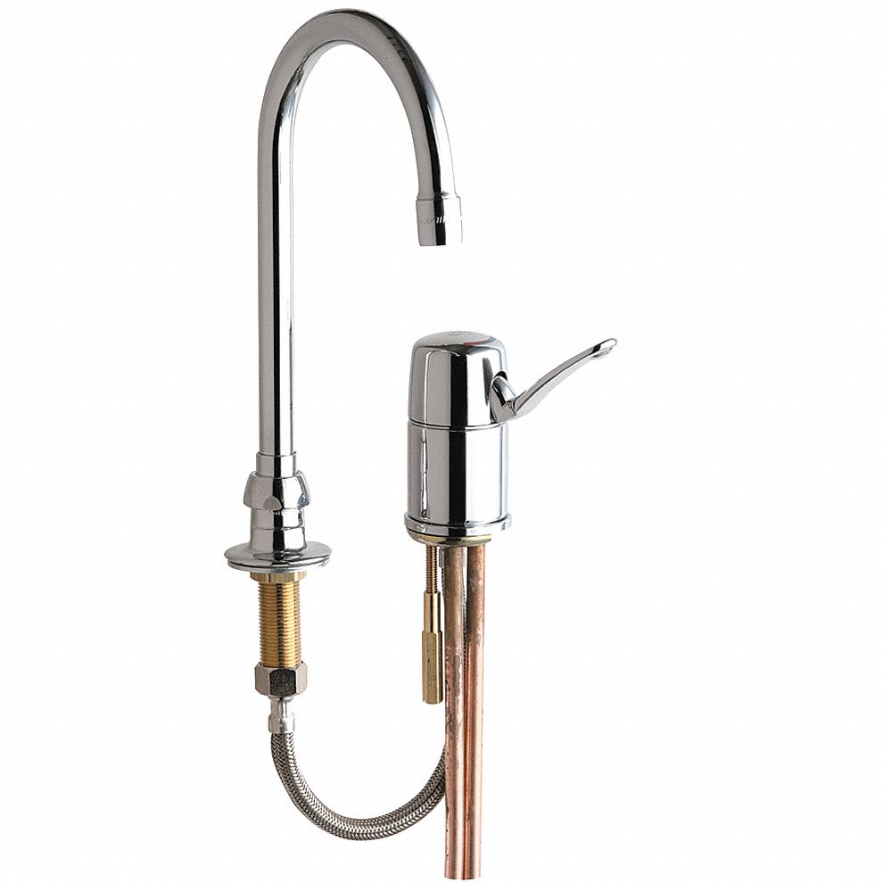 GN Faucet,2.2 gpm,5-1/4In Spout