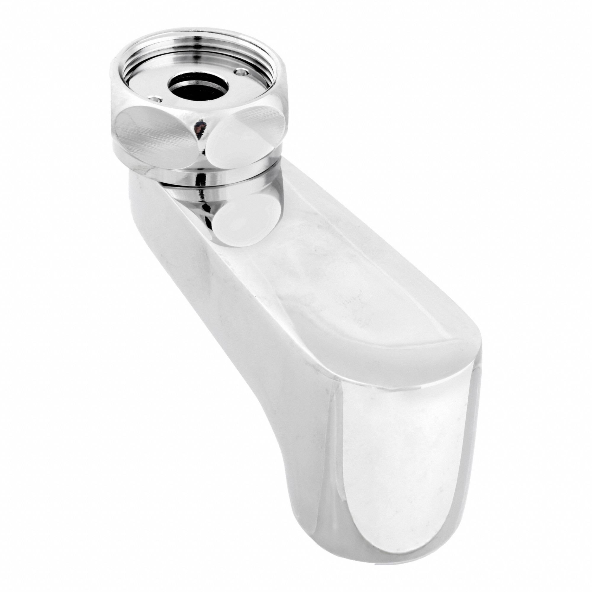 Supply Arm: Manual Faucets, Supply Arm, Single-Bend, Brass, Chrome, NPT