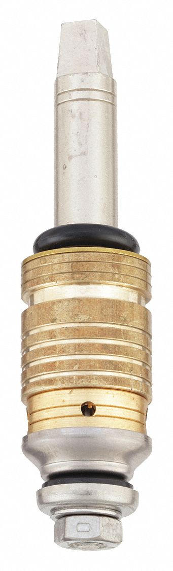 Cartridge: Use with Hot/Cold Water, Brass, Compression, (1) Cartridge