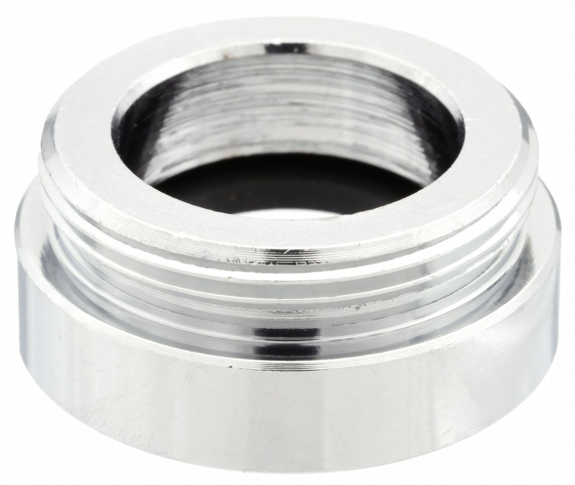 CHICAGO FAUCETS Faucet Outlet Adapter, Chrome, Brass 26Y288K4JKABCP