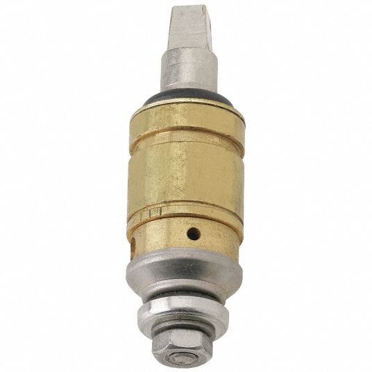 CHICAGO FAUCETS Cartridge, Compression, Right Hand, Fits Brand Chicago Faucets, Brass, Nickel