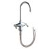 Gooseneck-Spout Dual-Lever-Handle Single-Hole Deck-Mount Kitchen Sink Faucets