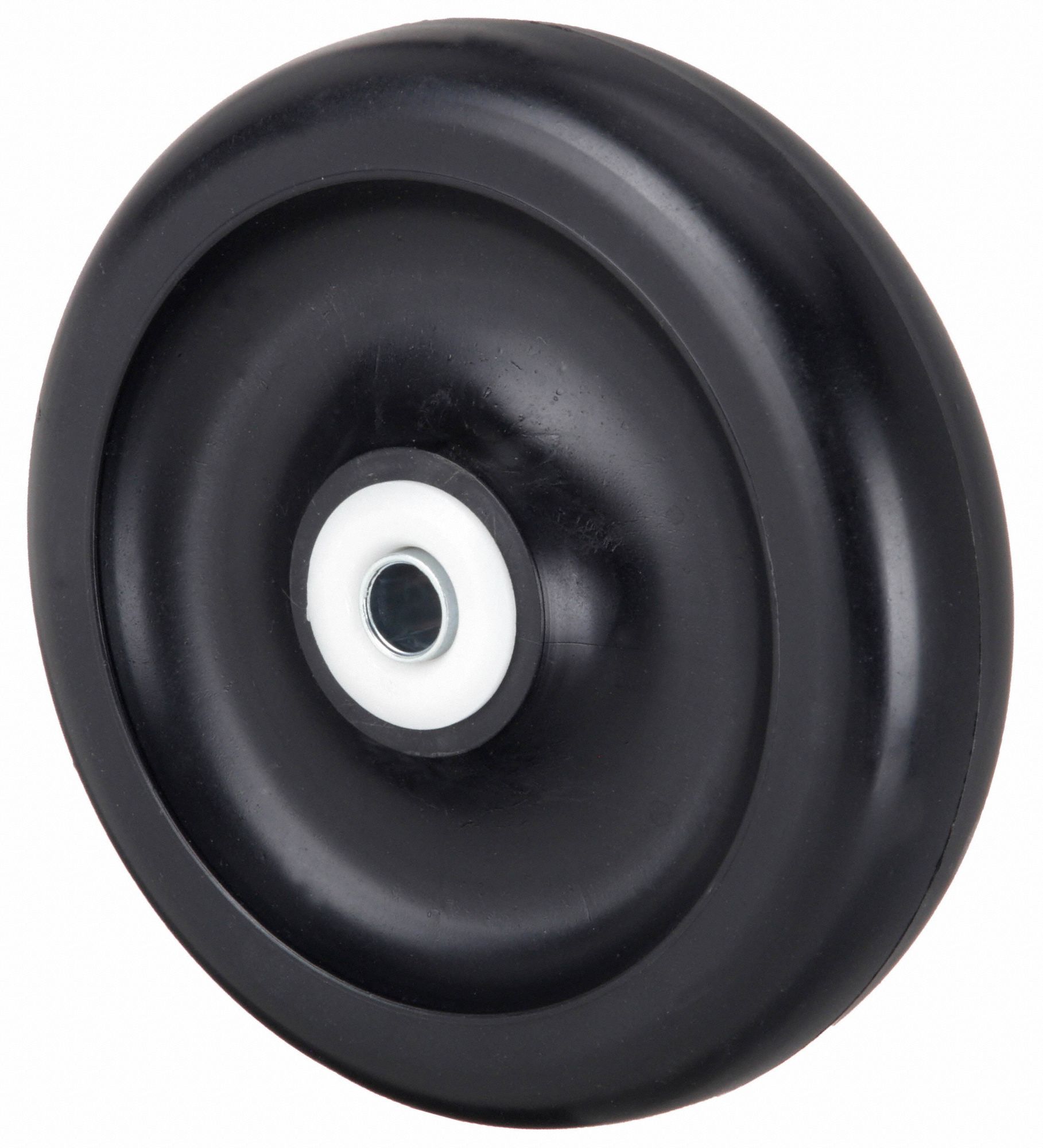 POLYOLEFIN TREAD WHEEL, 5 IN WHEEL DIAMETER, 1¼ IN WHEEL W, 350 LB LOAD RATING