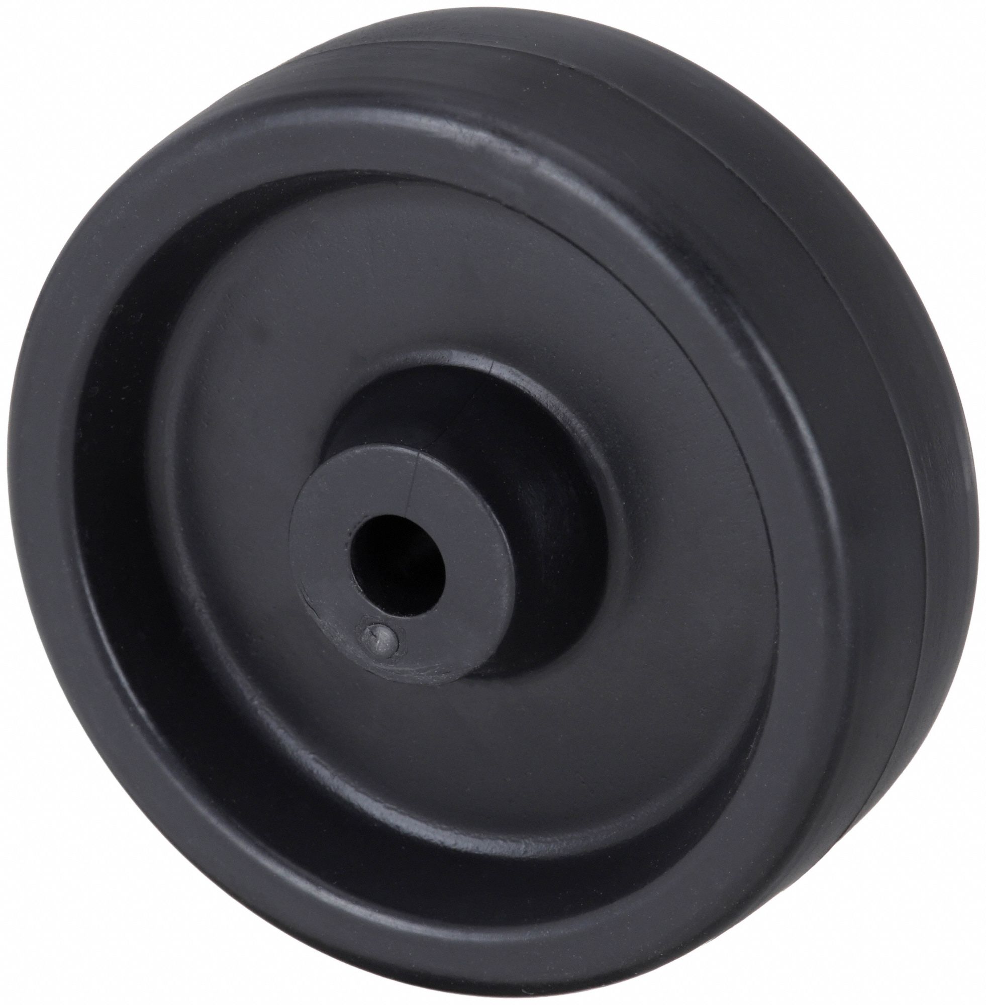 POLYOLEFIN TREAD WHEEL, 3 IN WHEEL DIAMETER, 1 IN WHEEL W, 125 LB LOAD RATING