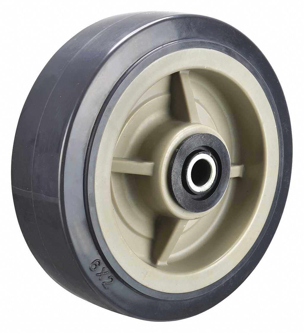 Antimicrob PUR Tread Plastic Core Wheel