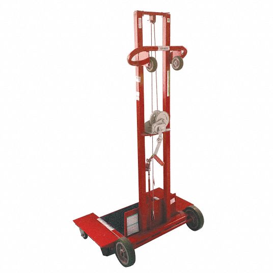 Dayton Manual Platform Lift Truck 500 Lb Load Capacity Lifting Height