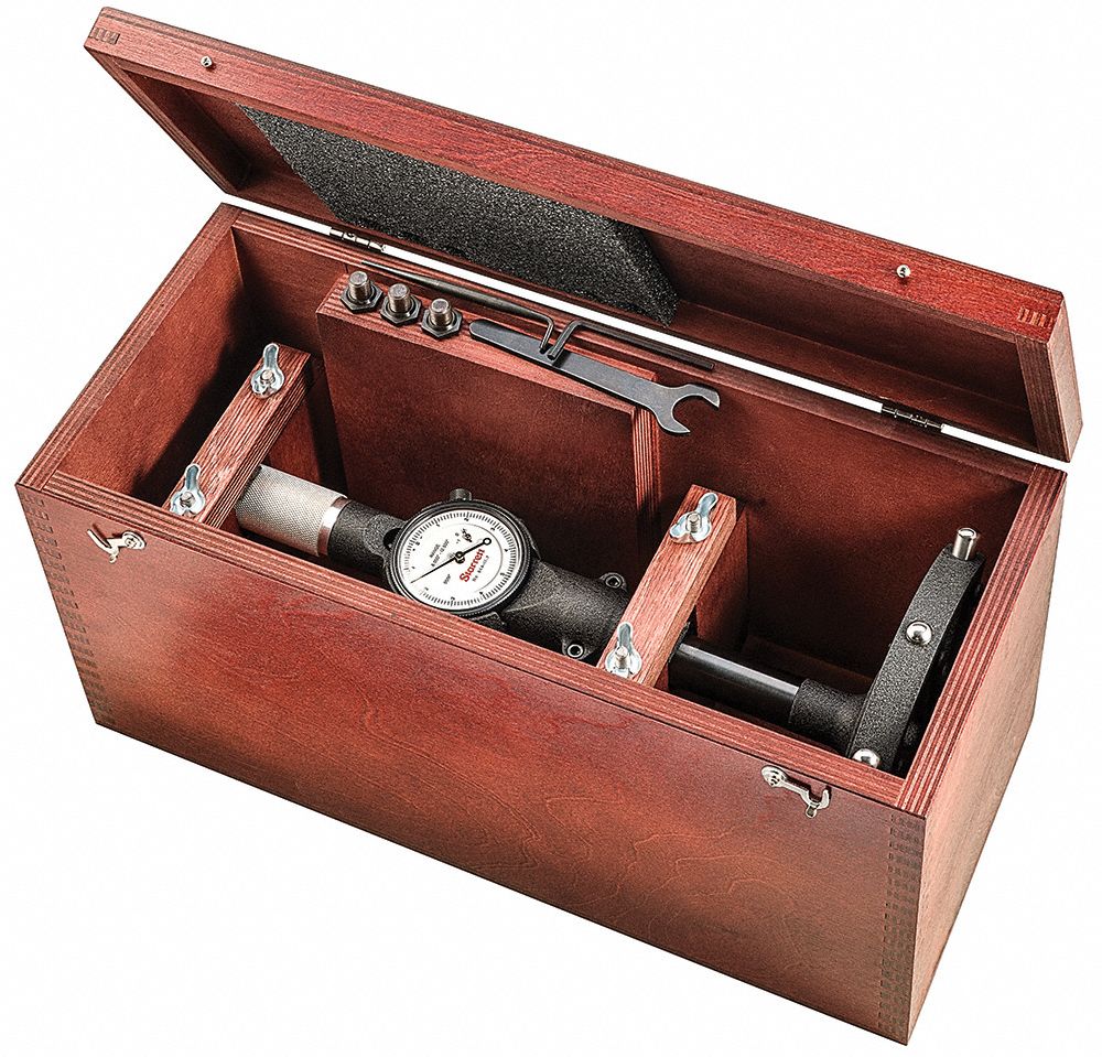 STARRETT Dial Bore Gauge, Operation Type Mechanical, Contact Style 3