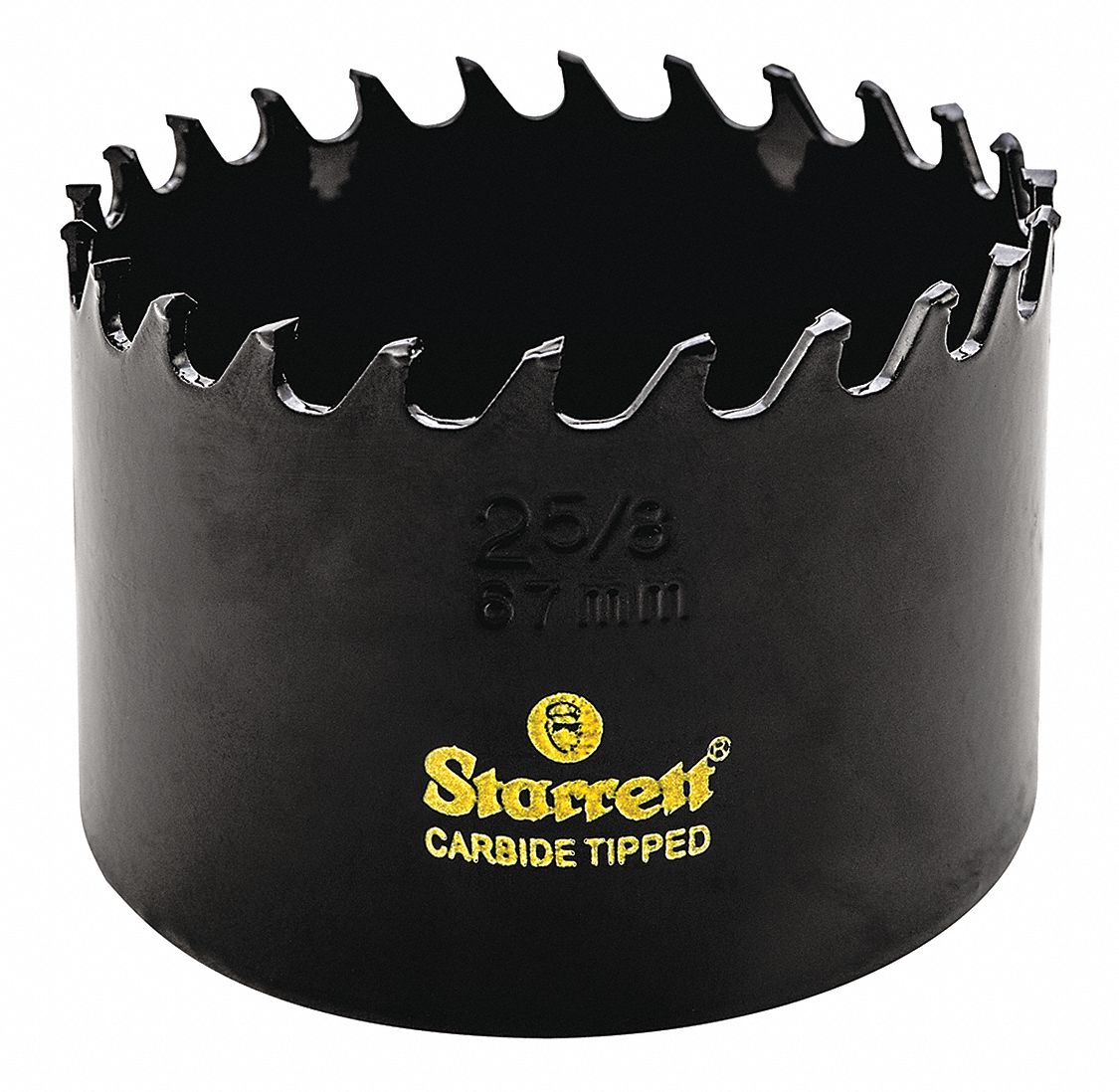 HOLE SAW, ⅝"-18, CALIFORNIA PROP 65, 2 5/8 IN, CARBIDE-TIPPED